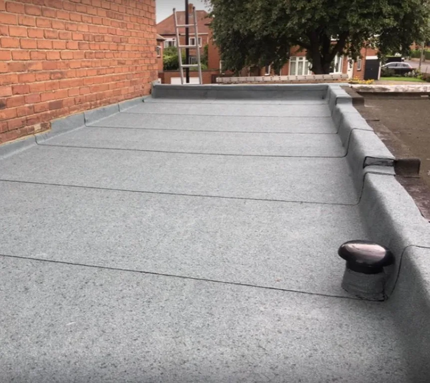 Felt flat roofing